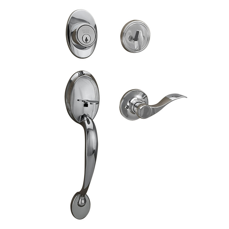 Design House Springdale Handleset with Single Cylinder Deadbolt